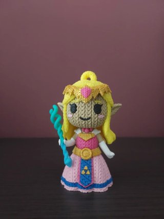 Princesa Zelda y Link Tejidos