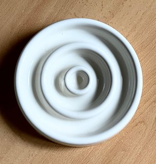 Ciotola anti-ingordigia in ceramica per animali domestici