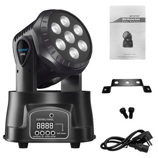 Cabeza Móvil LED Discoteca 7x8W LED RGBW DMX 512