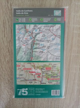 Pack de 3 mapas topográficos de los Pirineos