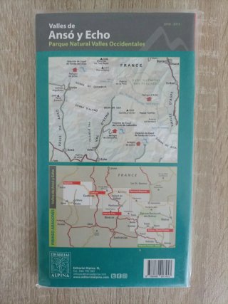 Pack de 3 mapas topográficos de los Pirineos