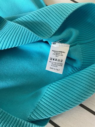 Jersey Franklin & Marshall Talla L Azul Turquesa