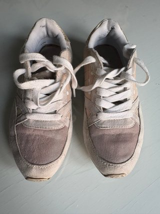 Deportivas Mustang Talla 37 Mujer Beige/Rosa