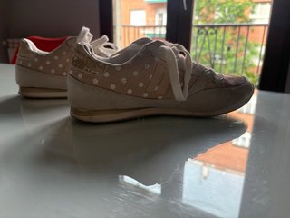 Deportivas Mustang Talla 37 Mujer Beige/Rosa