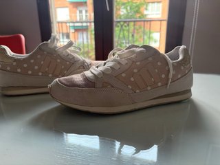 Deportivas Mustang Talla 37 Mujer Beige/Rosa