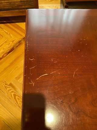 2  Mesas auxiliares Pottery Barn madera