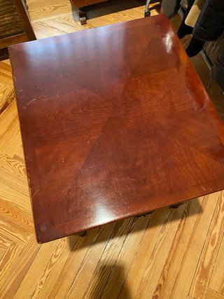 2  Mesas auxiliares Pottery Barn madera