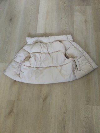 Chaleco acolchado beige adolescente