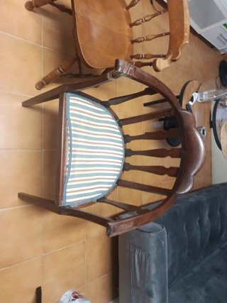 2 Sillas Vintage Madera