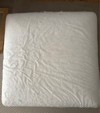 Puf Ikea Beige/Blanco