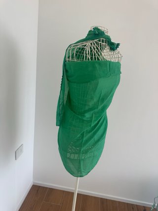 Pareo verde con detalles