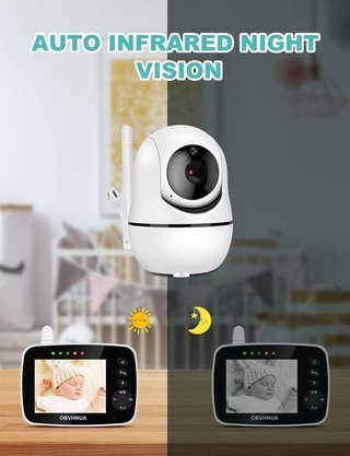 Vigilabebés PTZ con cámara LCD 3.5 NUEVO