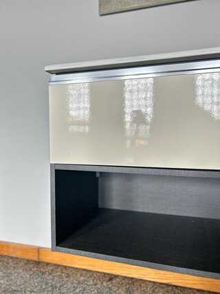 Mueble de baño moderno beige y gris nuevo madera