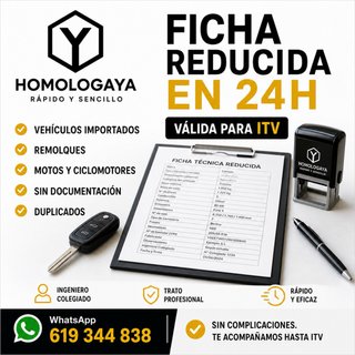 Ficha Técnica Reducida Coche Importado ITV