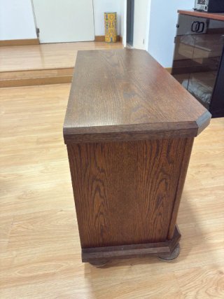 Mueble de entrada madera robusto