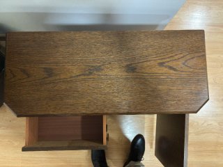 Mueble de entrada madera robusto