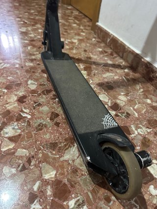 Patinete Scooter Negro y Plateado