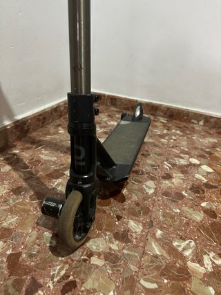 Patinete Scooter Negro y Plateado