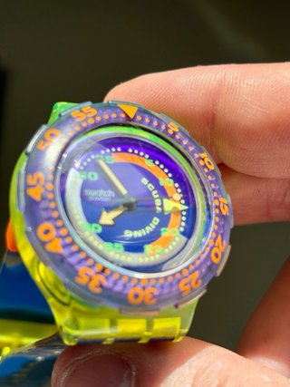 Swatch Scuba SDJ100 Coming Tide Usato