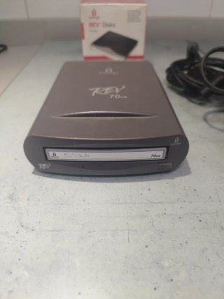 Iomega REV 70GB Externo + Discos rare
