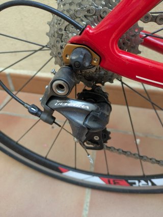 Bicicleta da strada Ridley Rossa