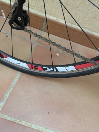 Bicicleta da strada Ridley Rossa