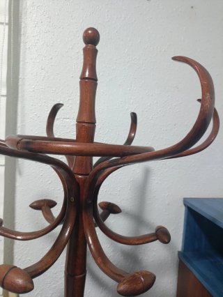 Perchero de pie vintage madera