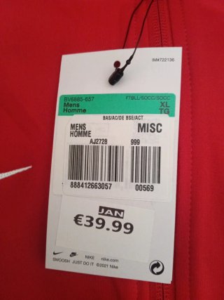 Felpa Nike Rossa XL