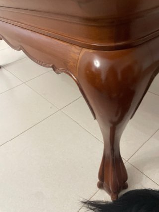 Mesa de comedor y 6 sillas de cerezo