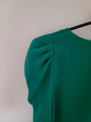 Vestido verde Zara talla M