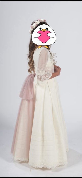 Vestido Comunión Carmy Talla 10 Blanco