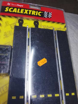 Scalextric Pista Conexión Negra Antigua