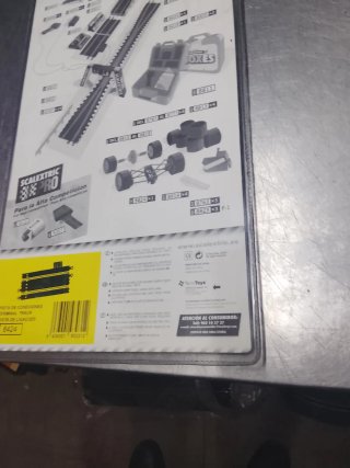 Scalextric Pista Conexión Negra Antigua