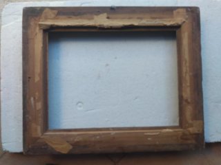 Cornice antica oro e grigio