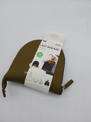 Borsa da Trasporto per Cani Lazy Dog di United Pets - Pieghevole, Colore Verde, 0,25 kg