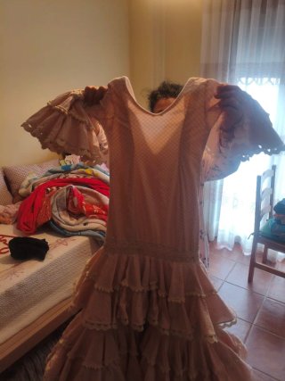 Traje de flamenca talla 7