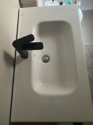 Mueble de baño madera y metal