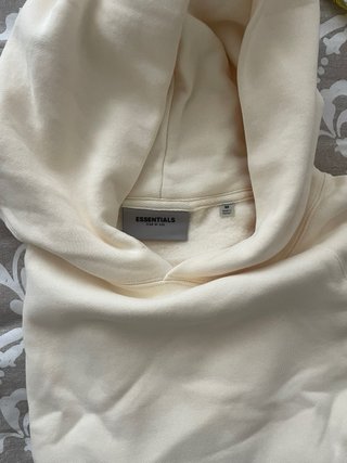 Sudadera Essentials Beige Hombre, talla grande