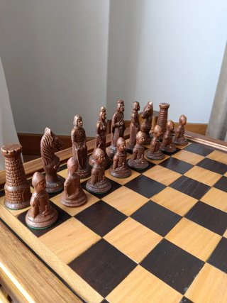 Ajedrez de madera