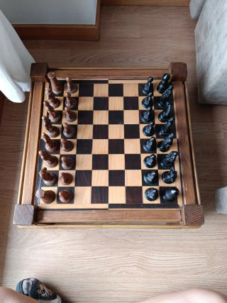 Ajedrez de madera