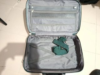 Maletín para portátil verde