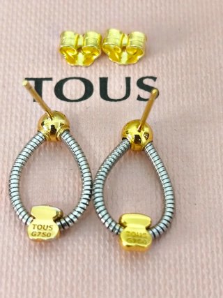 Pendientes Tous Oro y Plata