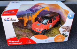 Modellino Playset Jurassic Park Dinosauri con Auto