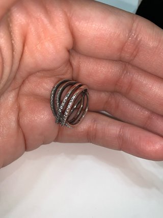 Anillo Pandora Talla 52 con Brillantes