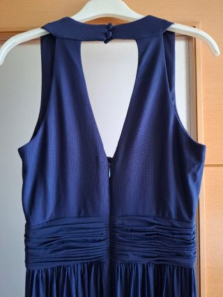 Vestido largo azul