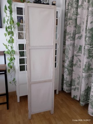 Biombo Maisons du Monde Beige/Blanco