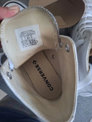 Converse donna bianche platform