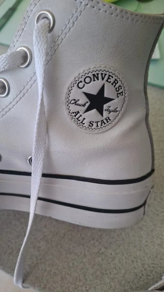 Converse donna bianche platform