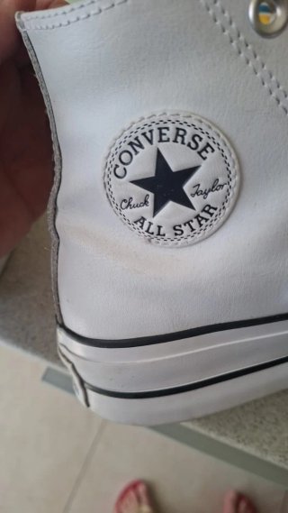 Converse donna bianche platform