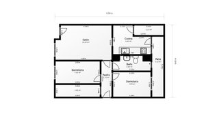 Piso en venta en Zona Metro en Alboraya